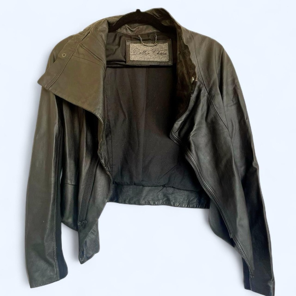 Dallin Chase | Black Leather Jacket